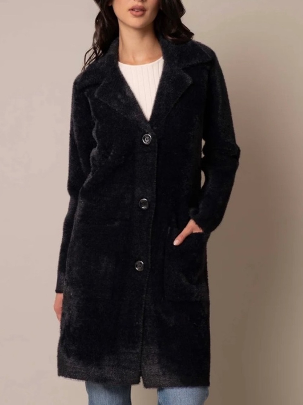 Cyrus Faux Mink Coat